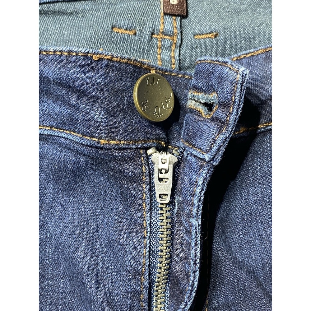 Kut From The Kloth Mia Toothpick Skinny Jeans Size 6 Dark Wash Stretch - Picture 10 of 15